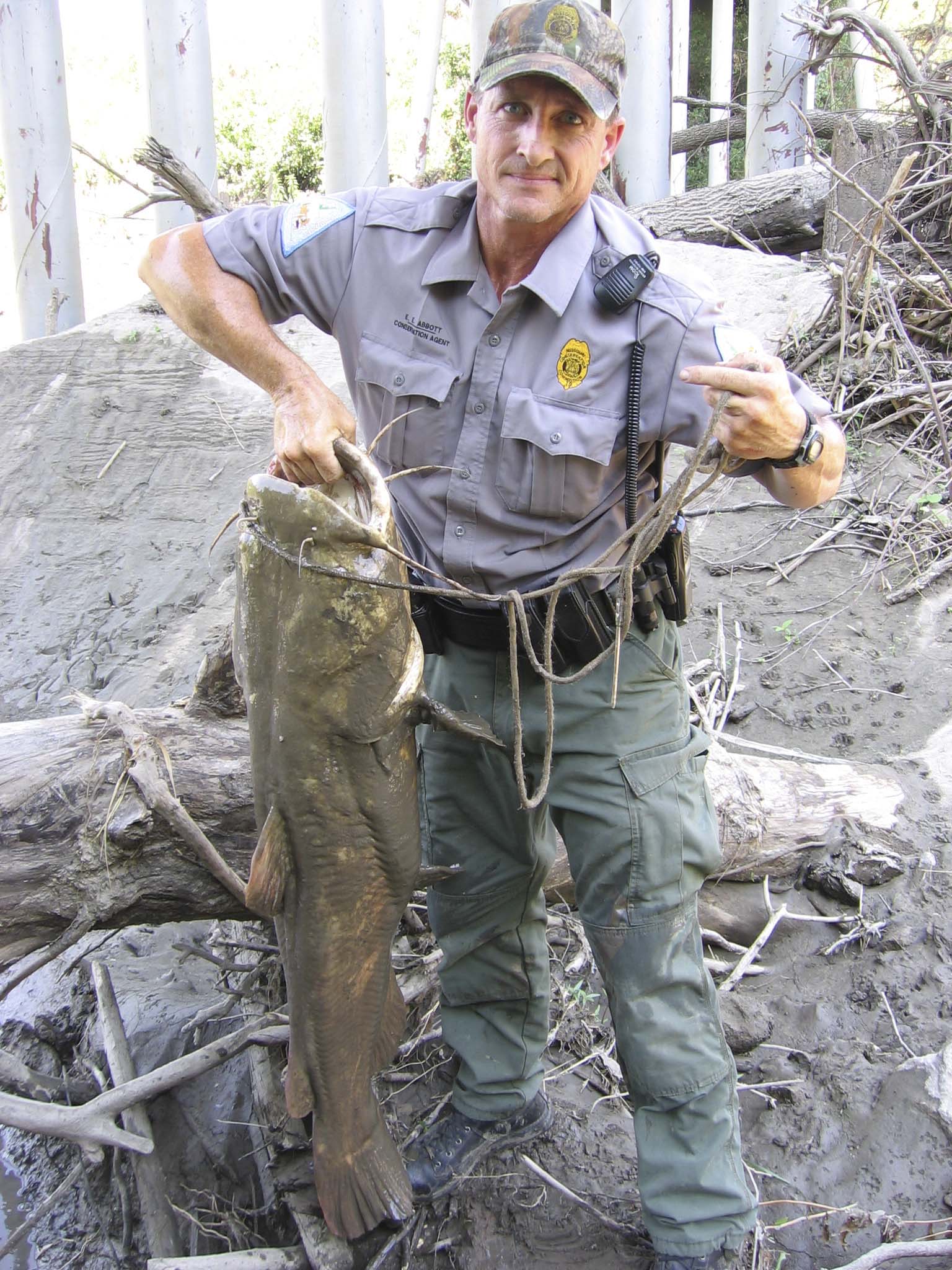 Catfishing Without Pole and Line  Missouri Department of Conservation