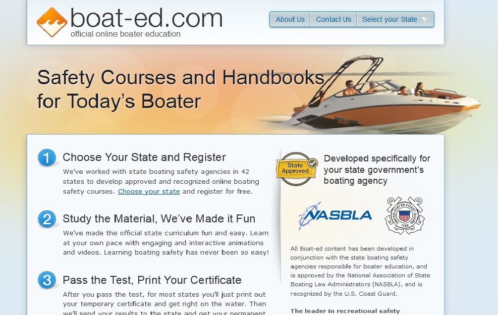 Make Plans to Take a Boater Safety Course for the May 1925 National