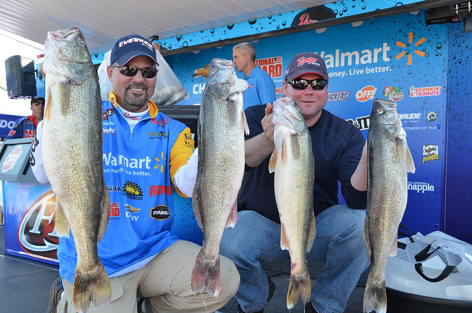 Arnoldussen Leads National Guard FLW Walleye Tour Event on Lake Erie