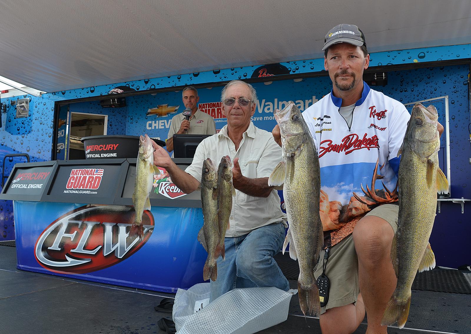 Jurrens Leads National Guard FLW Walleye Tour Event on Lake Oahe | OutdoorHub