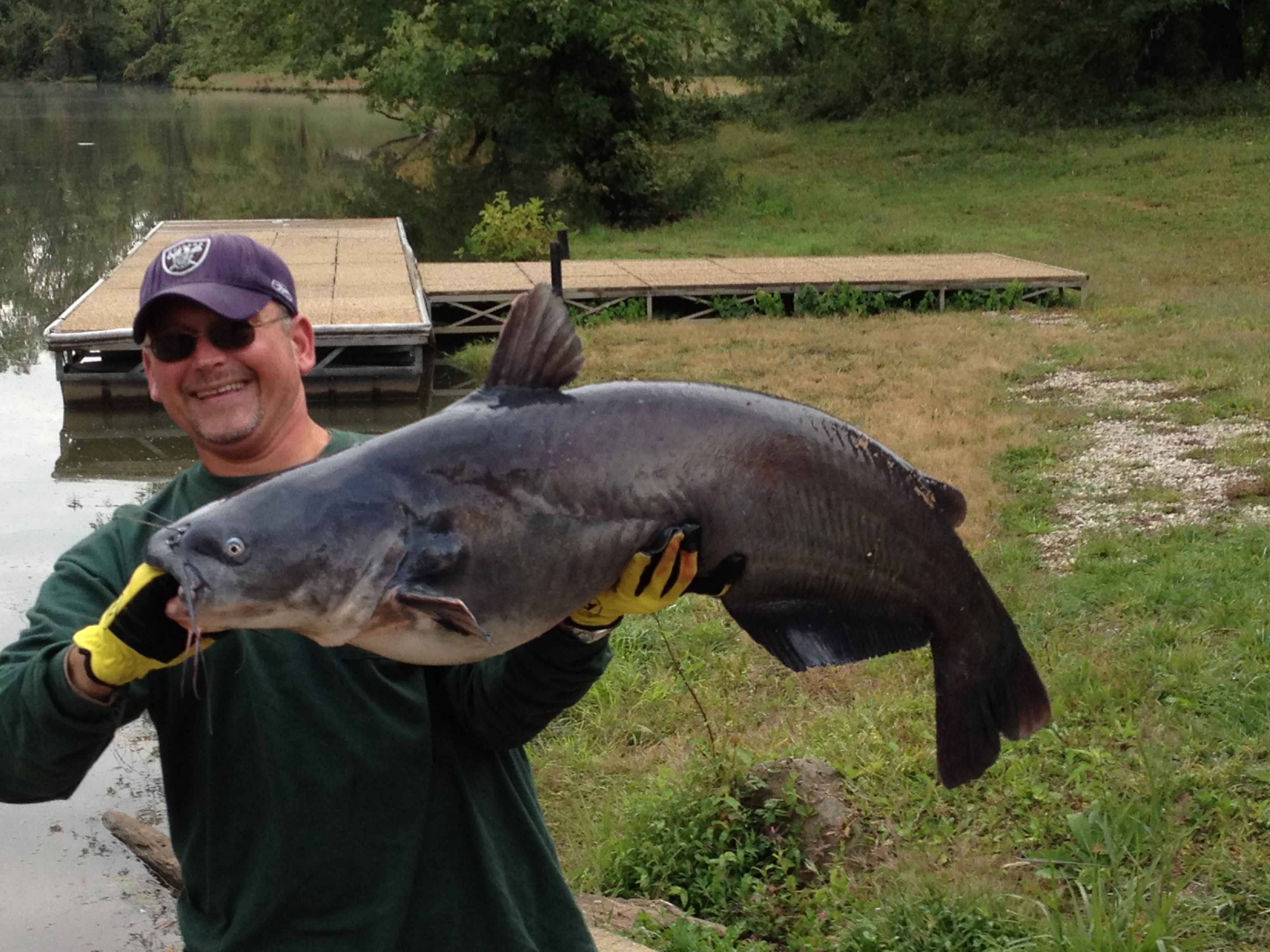 catfish was caught by Mark A. Foster of St. Albans, W.Va. Foster c...
