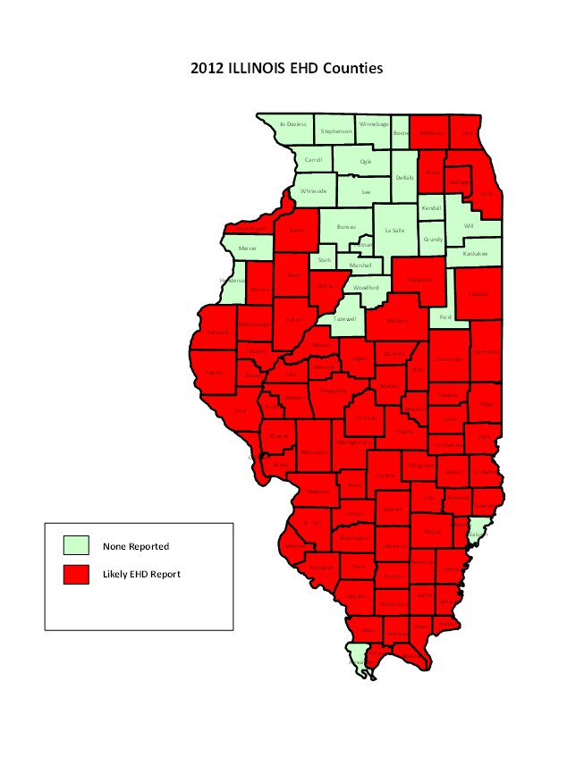 Illinois Epizootic Hemorrhagic Disease EHD Update 