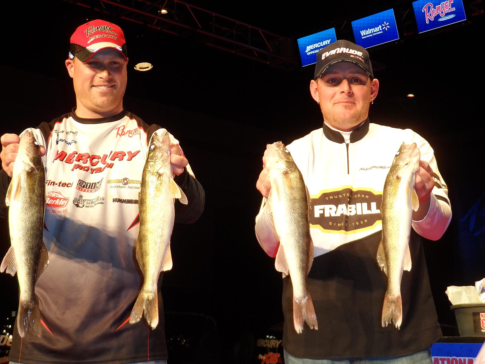 Plautz Leads National Guard FLW Walleye Tour Championship on