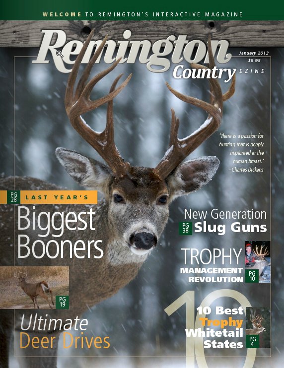 January Issue of Remington Country Ezine Available Now | OutdoorHub