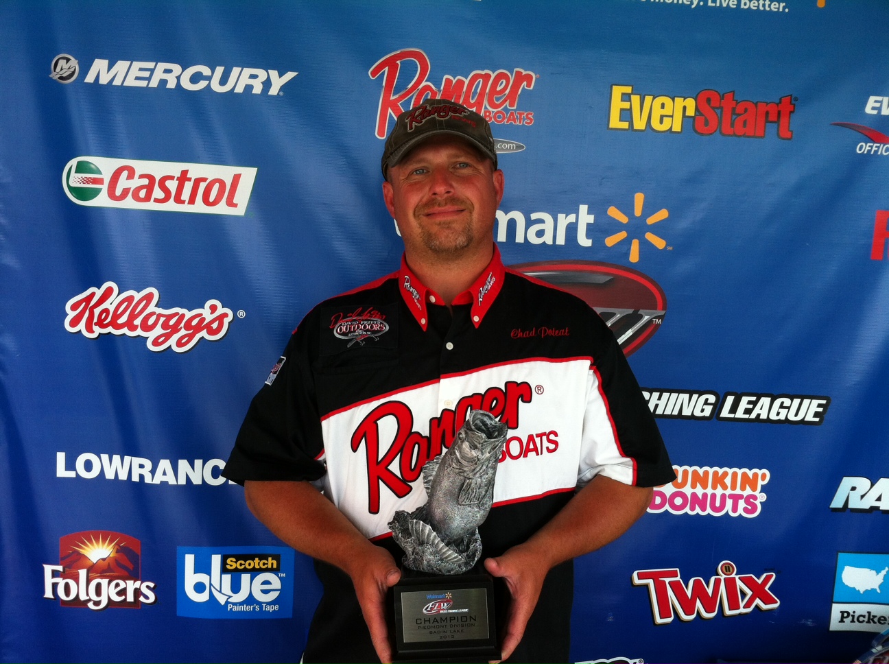 Poteat Wins Walmart Bass Fishing League Piedmont Division on North ...