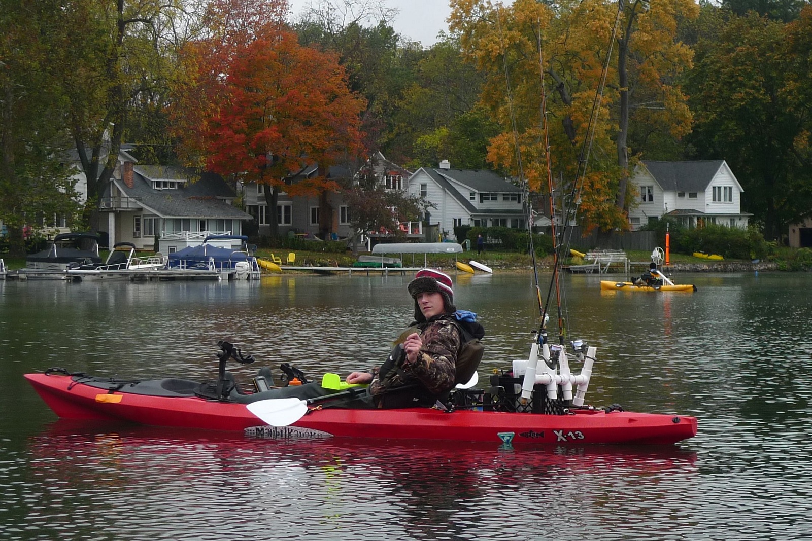 the kayak kid cashes in on michigan fall fishing outdoorhub