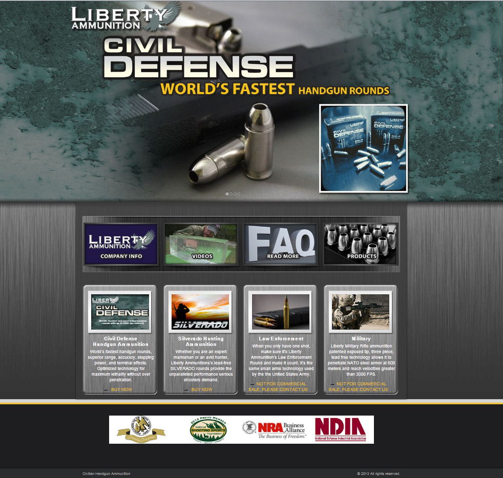 Liberty Ammunition Launches New site and Emerging Media Platforms