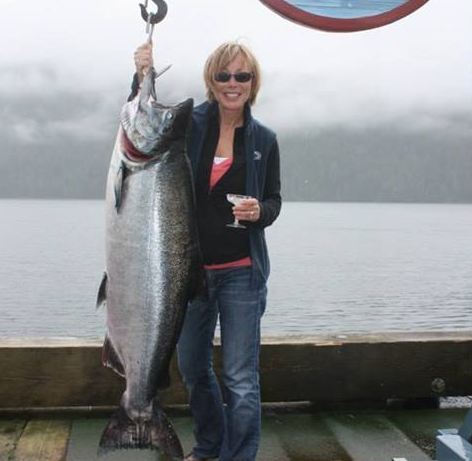 Virginia Woman Catches Unusually Large Late-season Chinook | OutdoorHub