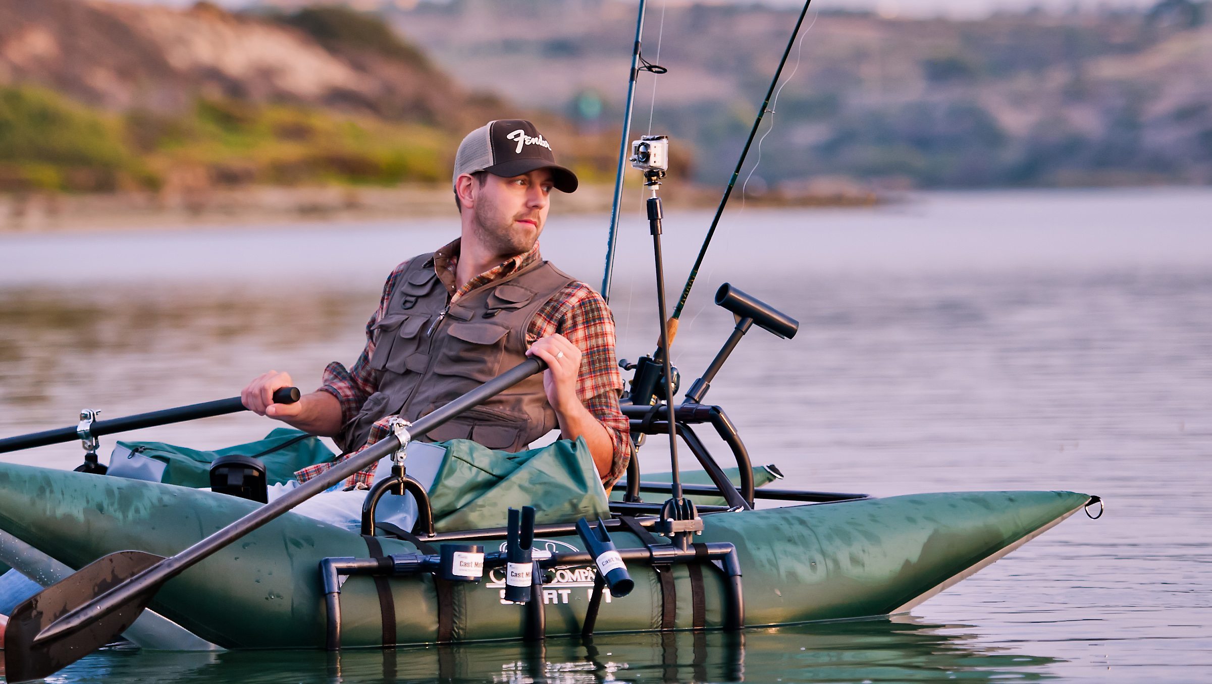 CastMate and CastMate Pro Allow for Convenient, Secure Float Tube Mounting  of Rod Holders, Fishfinders, Cup Holders, and More