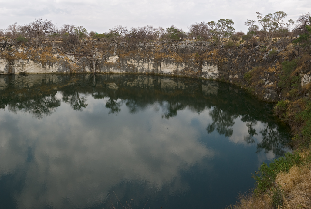 lake otjikoto namibia africa