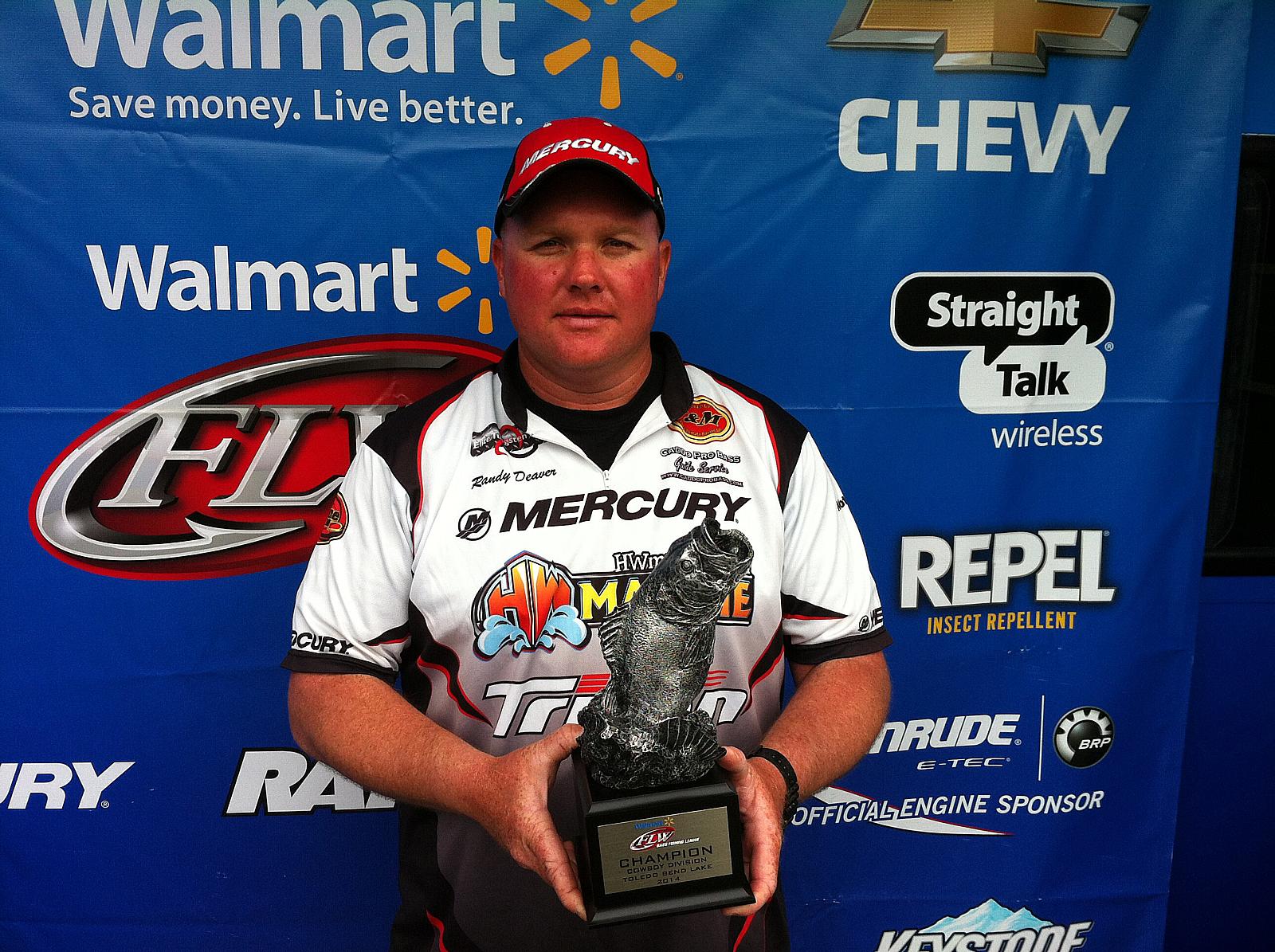 Deaver Wins Walmart Bass Fishing League Cowboy Division Event on Toledo ...