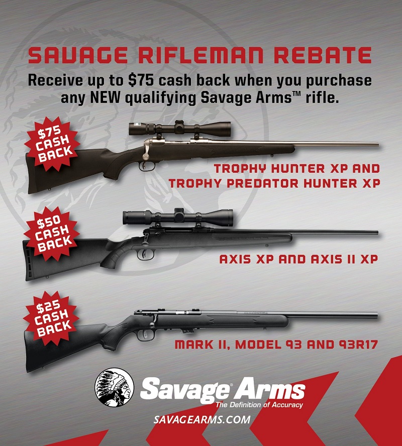 Savage Rifleman Rebate Promotion Is Going Strong OutdoorHub