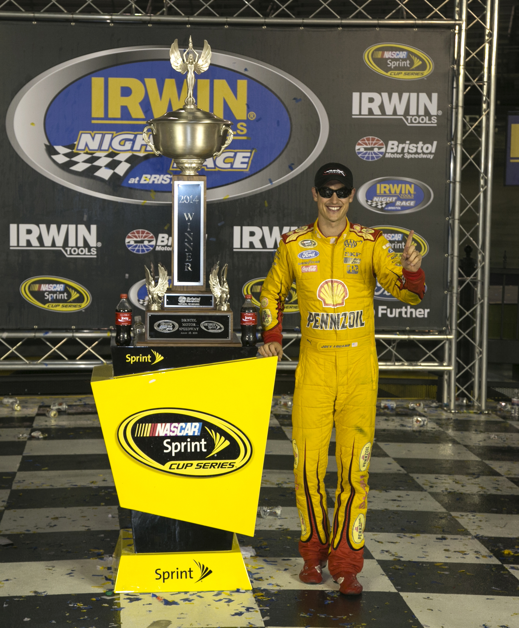 Wiley X Sponsored Joey Logano Drives 22 Team Penske Ford to NASCAR