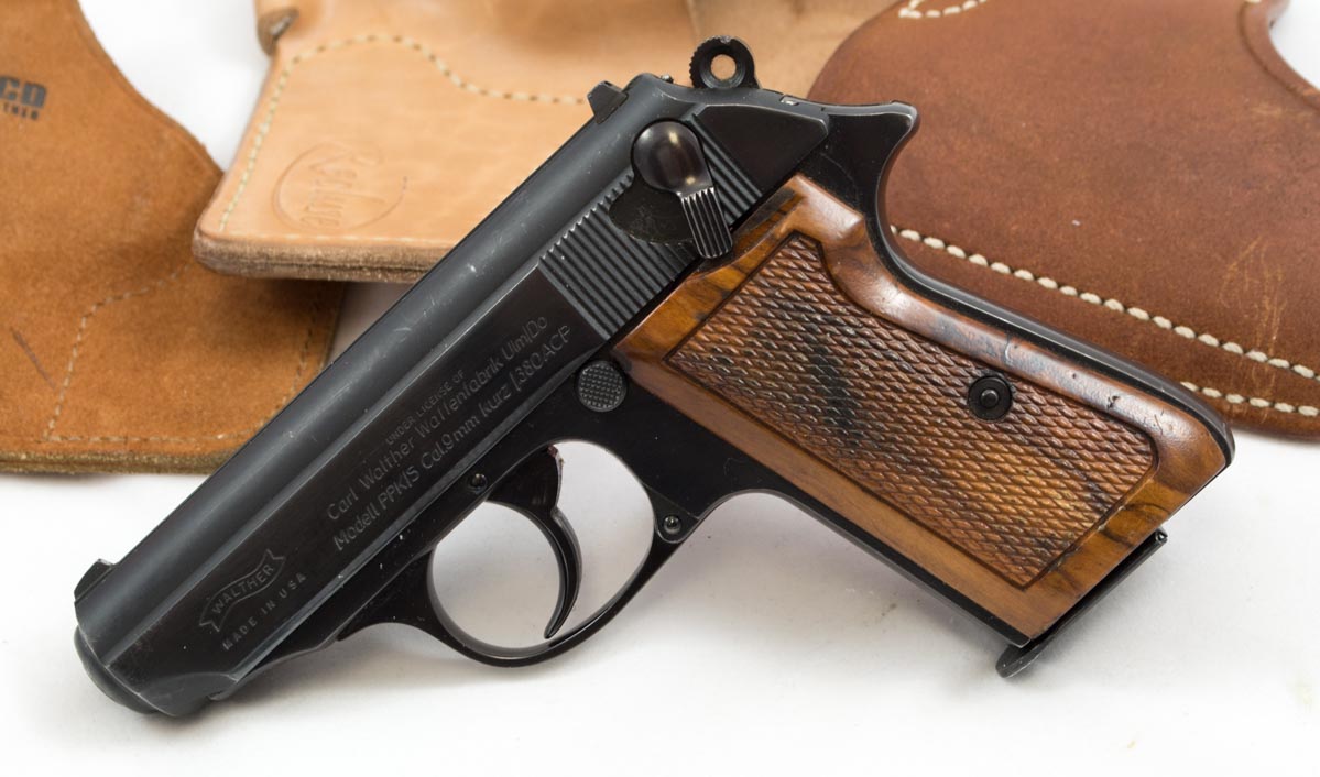 A Walther PPK/S, a combination of a Walther PP frame and PPK barrel and slide.