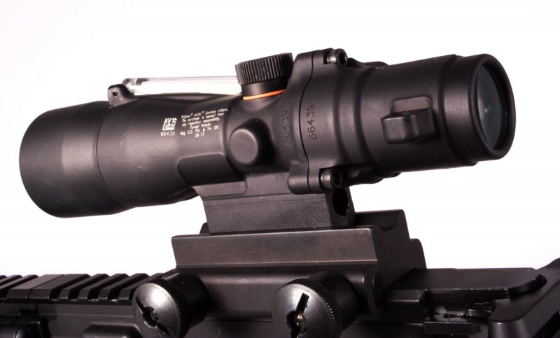 The Trijicon ACOG for 300 Blackout offers similar features than the standard ACOG, but is a little more slim.