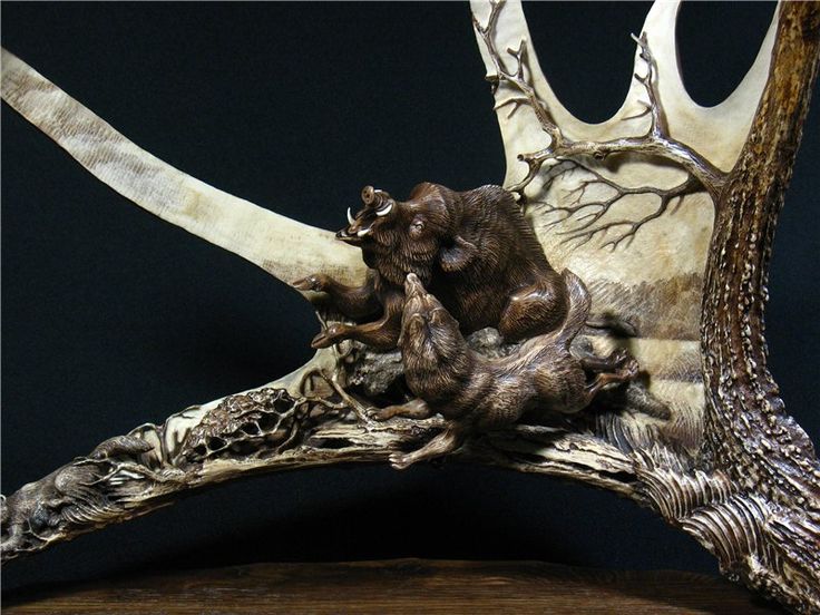 Photos: 15 Insanely Intricate Antler Carvings That Will Amaze You ...