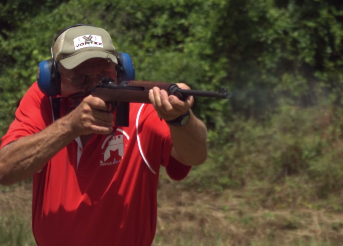Video: Jerry Miculek Rapid Fires Two M1 Carbines in Slow Motion OutdoorHub.