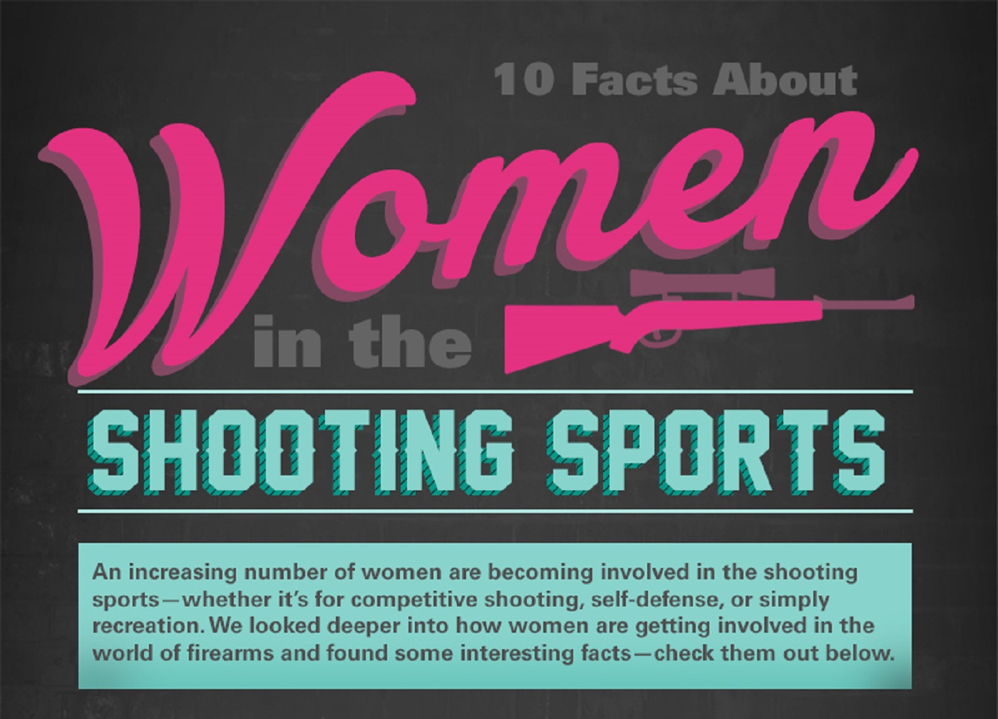 INFOGRAPHIC: 10 Facts about Women in the Shooting Sports | OutdoorHub