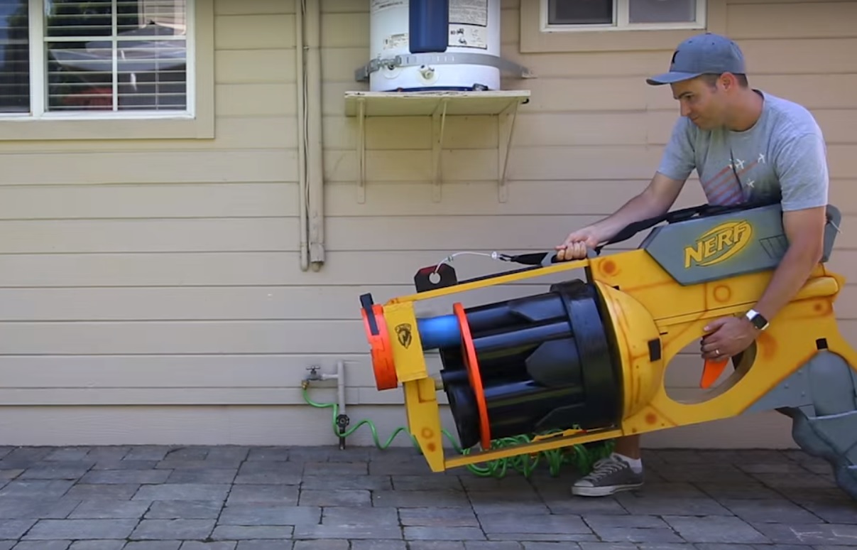 Video: Giant Nerf Gun for |