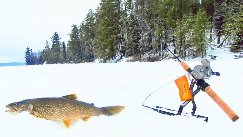 Clam Arctic Warrior Tip - Up  Ice fishing, Ice fishing tips, Ice