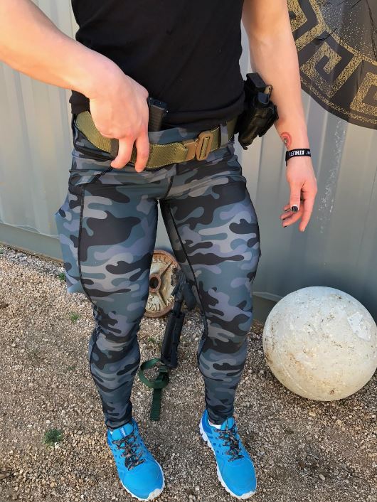 TACTICAL FOREST CAMO, Leggings with pockets