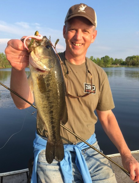 Bed Fishing For Spawning Largemouth Bass