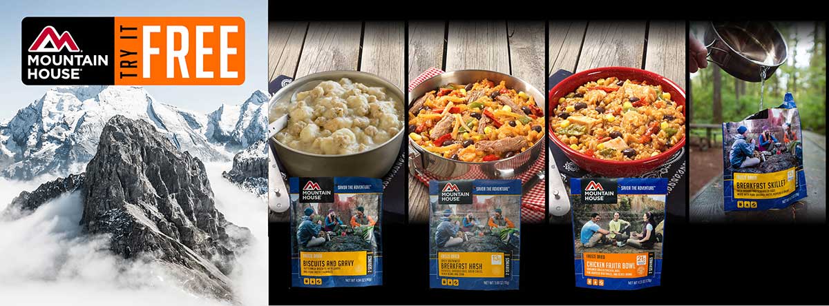 mountain house camping meals
