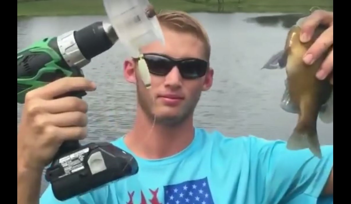 Video: This Guy Fishing with a Power Drill is an Angler from the Future ...