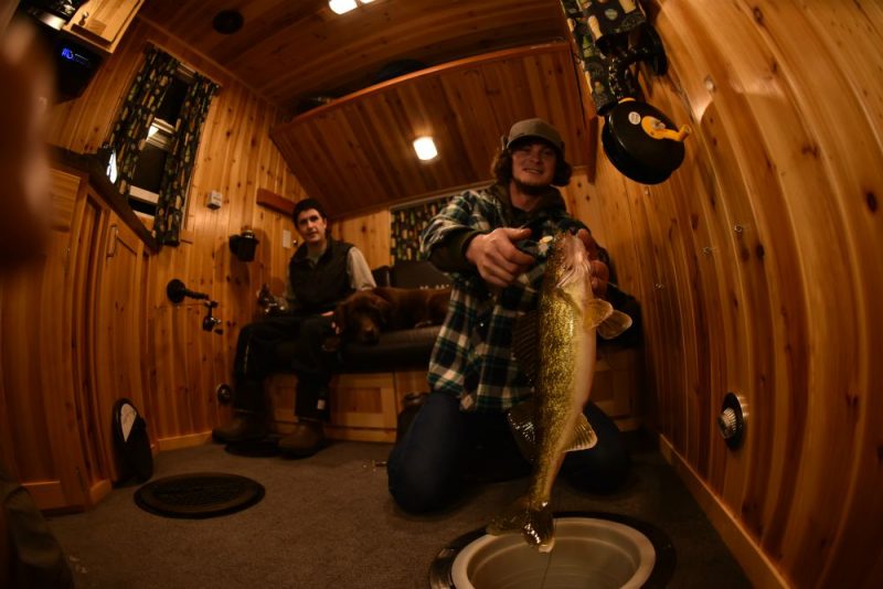 Boom in 'wheel house' sales means more people ice fishing