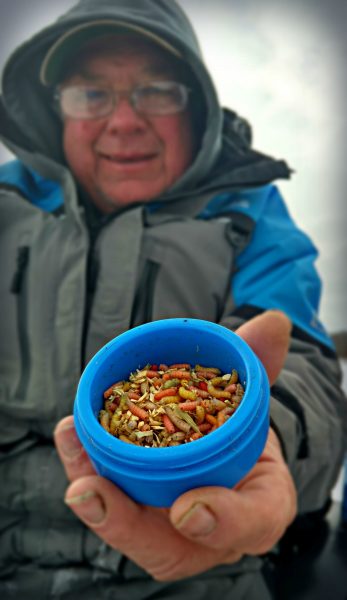 Clam Bait Bucket with Insulated Carry Case