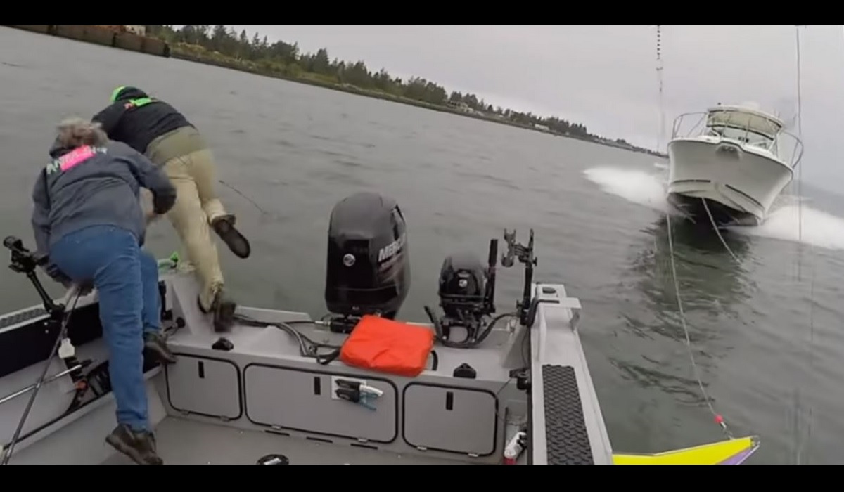 Must-See Video: Distracted Pleasure Boat Driver Pulverizes a Fishing Boat O...