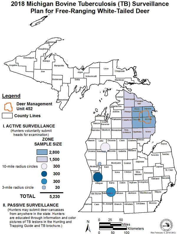 World Maps Library Complete Resources Deer Michigan Dnr Hunting Maps