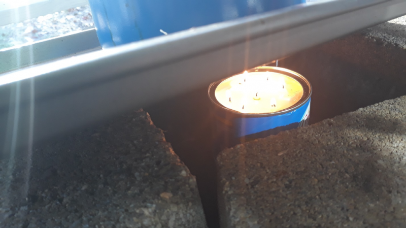 Review and Test: The Crisco Candle Heater - Cheap RV Living