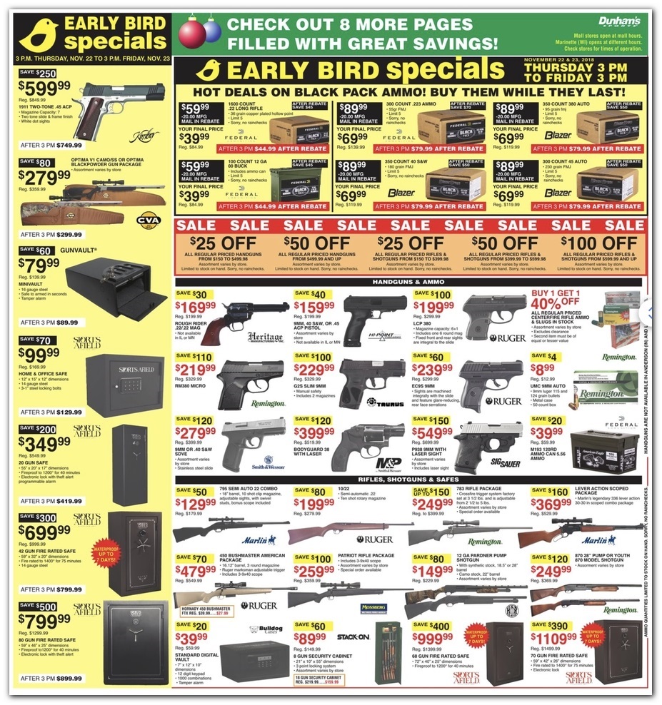 Black Friday Dunham's Sporting Goods Deals OutdoorHub