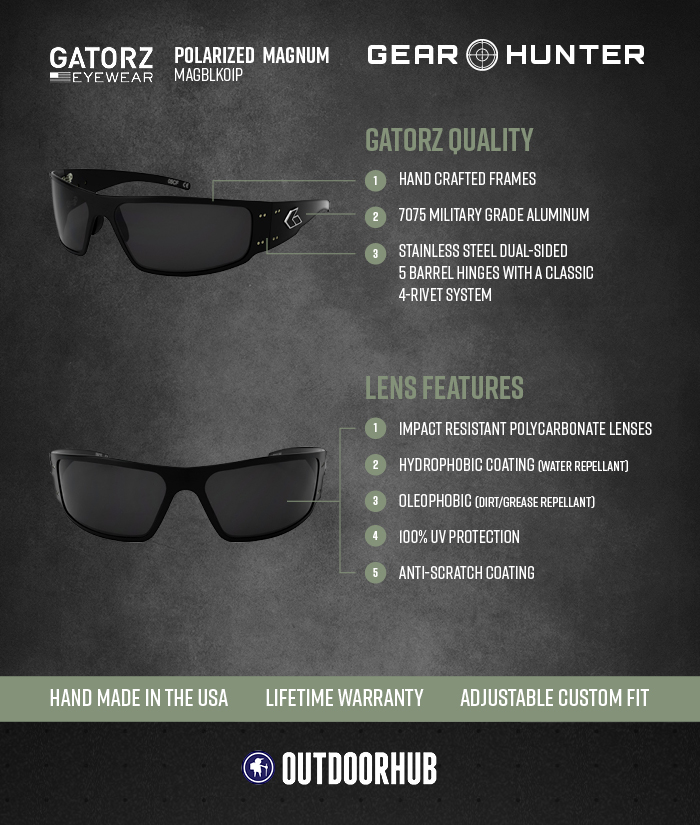 Gatorz Eyewear Motorcycle Sunglasses - USA Made