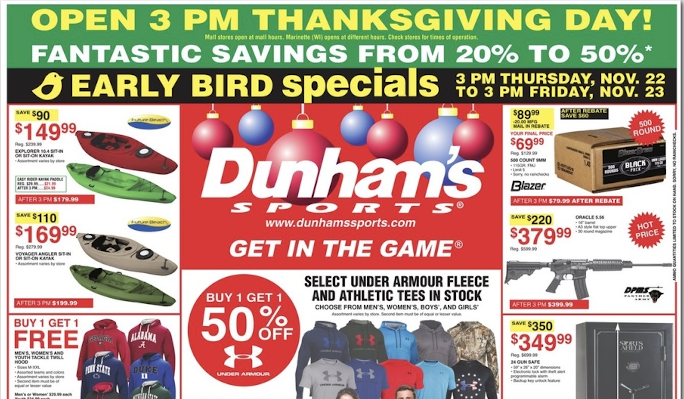 Black Friday Dunham's Sporting Goods Deals OutdoorHub