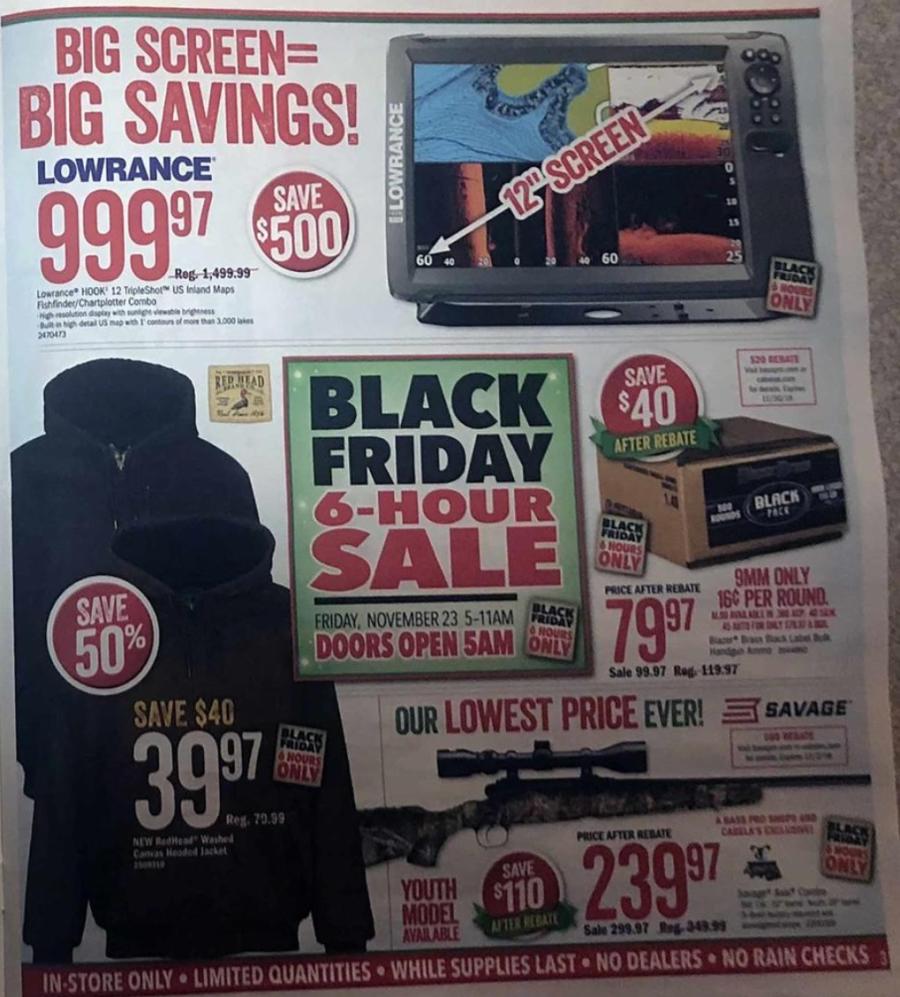 Cabelas black friday sales 2018