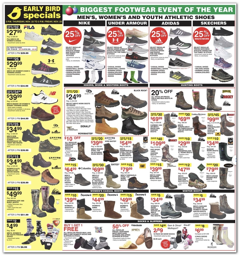 Black Friday Dunham's Sporting Goods Deals OutdoorHub