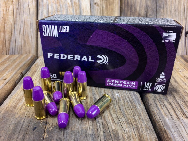 The new 147-grain Training Match load from Federal. 