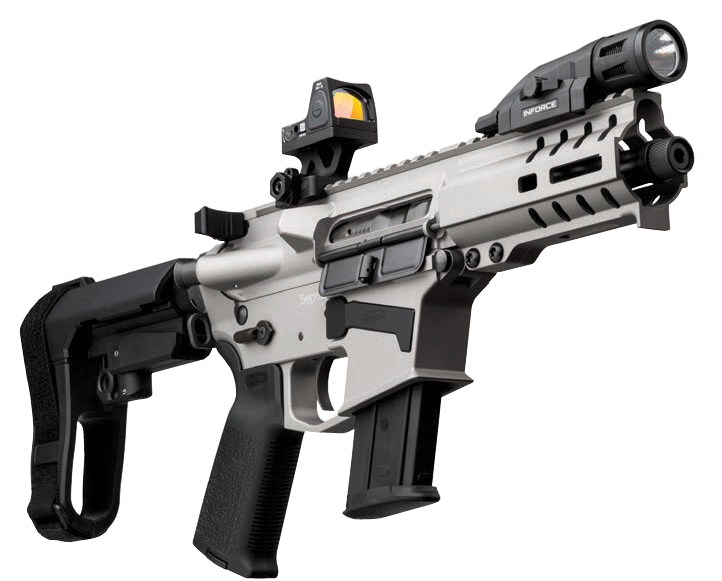 A CMMG Banshee from the high-end 300 Series.