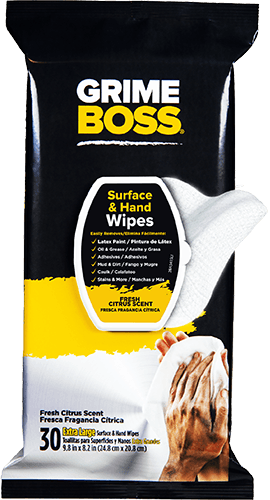 Grime Boss hand wipes