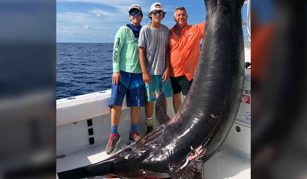 Video Behemoth 757-lb Broadbill Swordfish Landed in Florida OutdoorHub