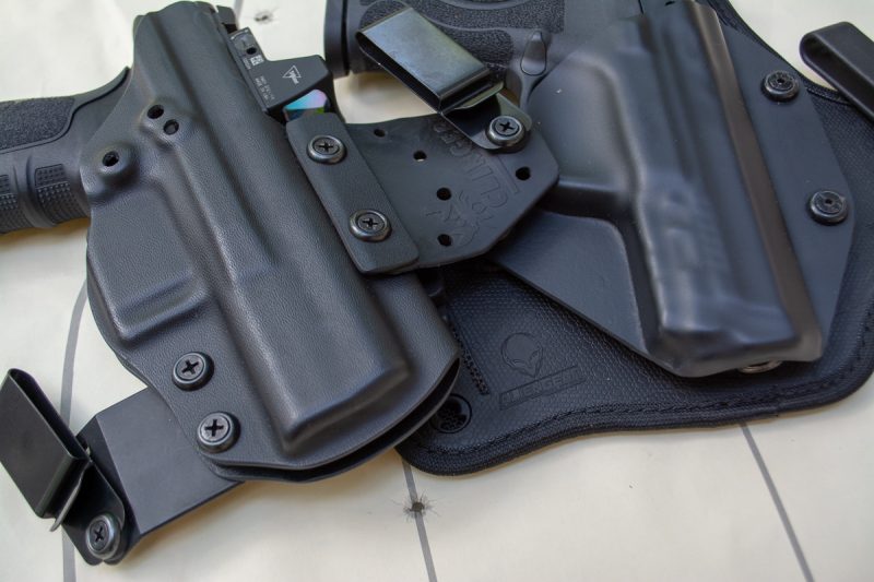 The right gear makes all the difference. Two very different solutions from Clinger Holsters and Alien Gear attack the challenges in different ways. 