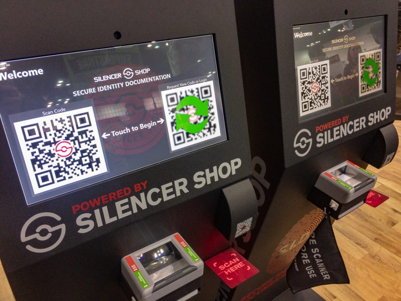 Silencer Shop kiosks