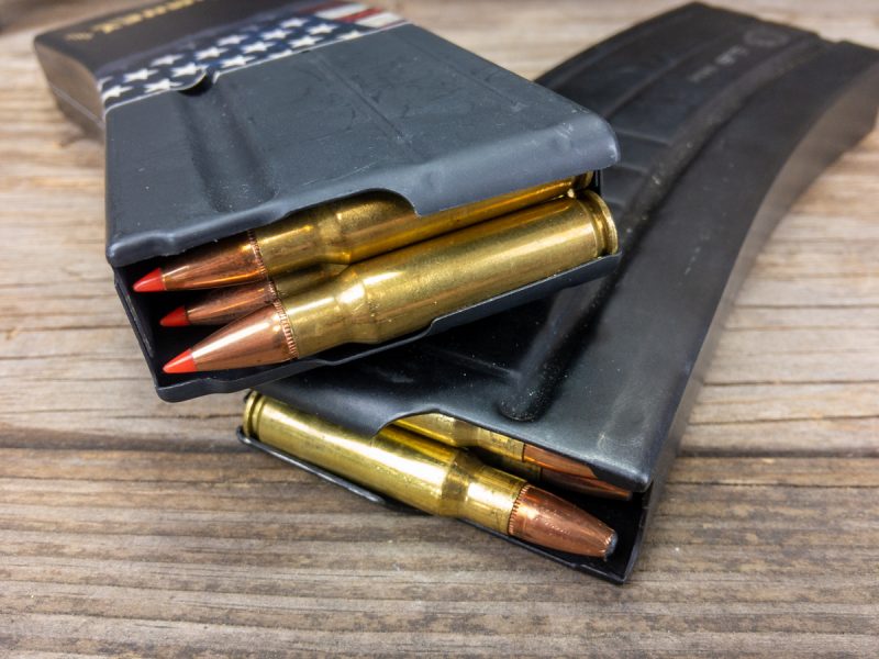 While the magazines appear similar to standard AR-15 mags, and fit into standard lower receiver wells, they are different for 6.8 SPC.