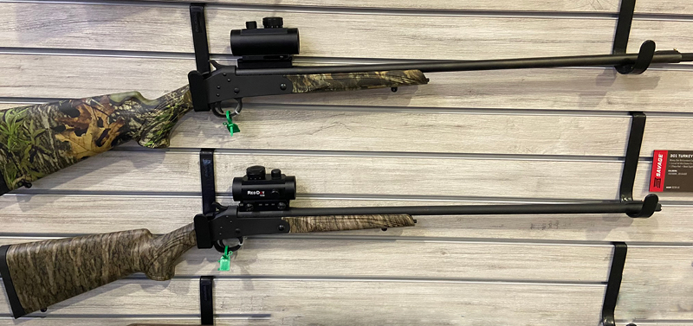 Savage 310 single-shot turkey guns.