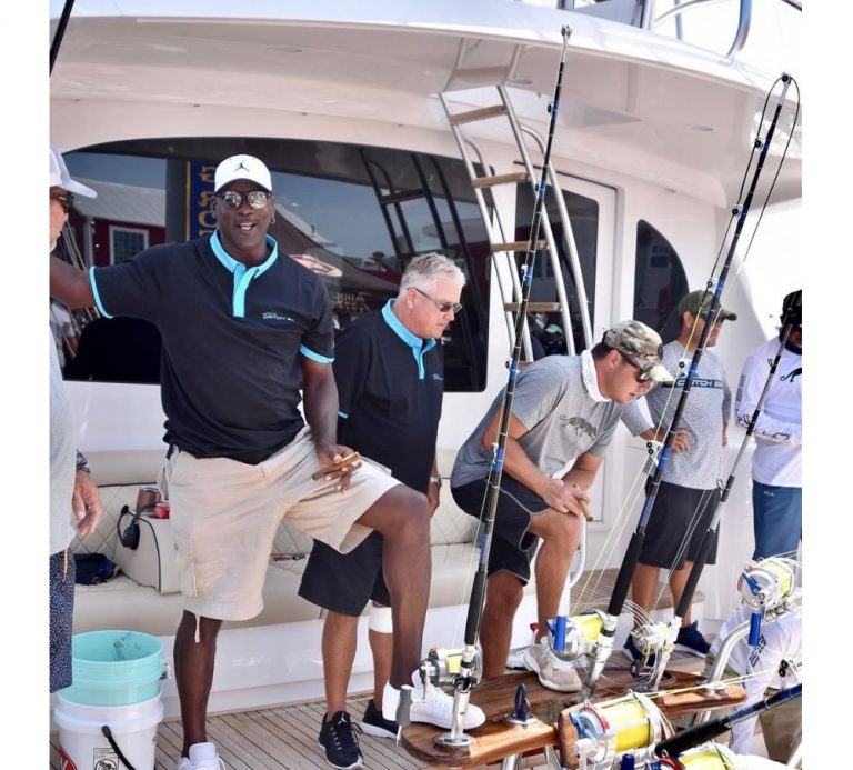 Michael Jordan Lands Trophy Blue Marlin in North Carolina Fishing ...