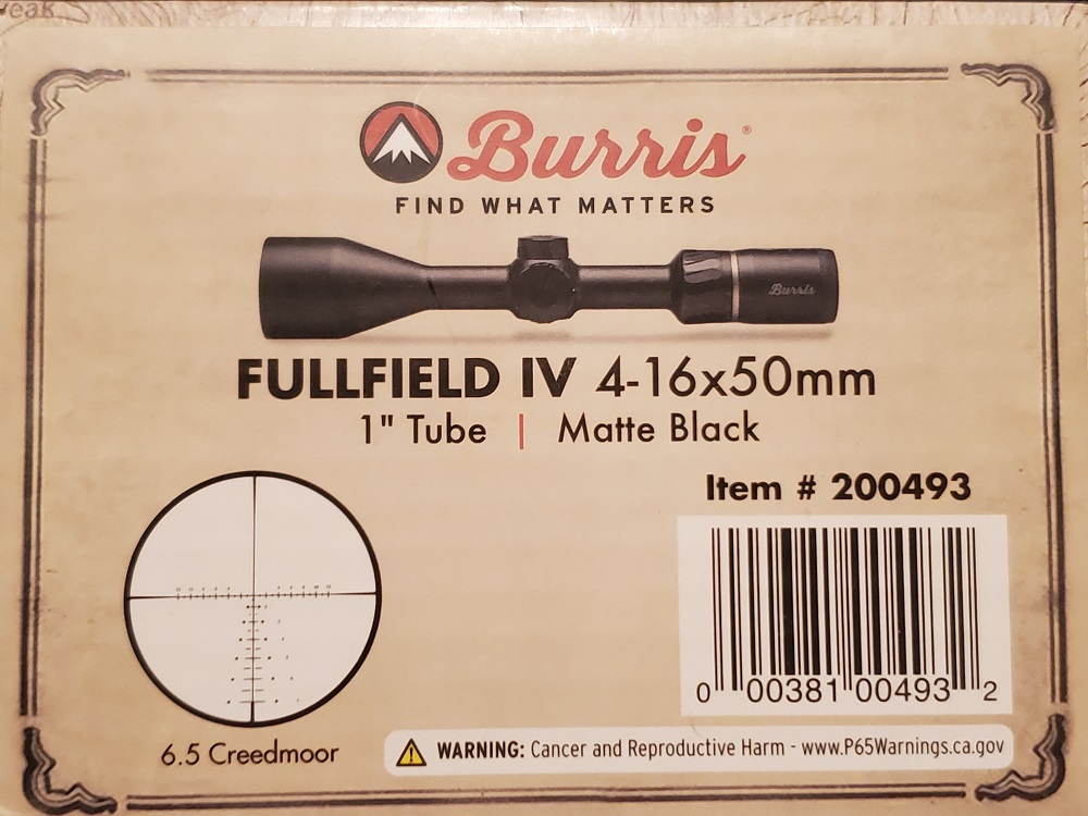 Burris Fullfield IV 4-16x50mm