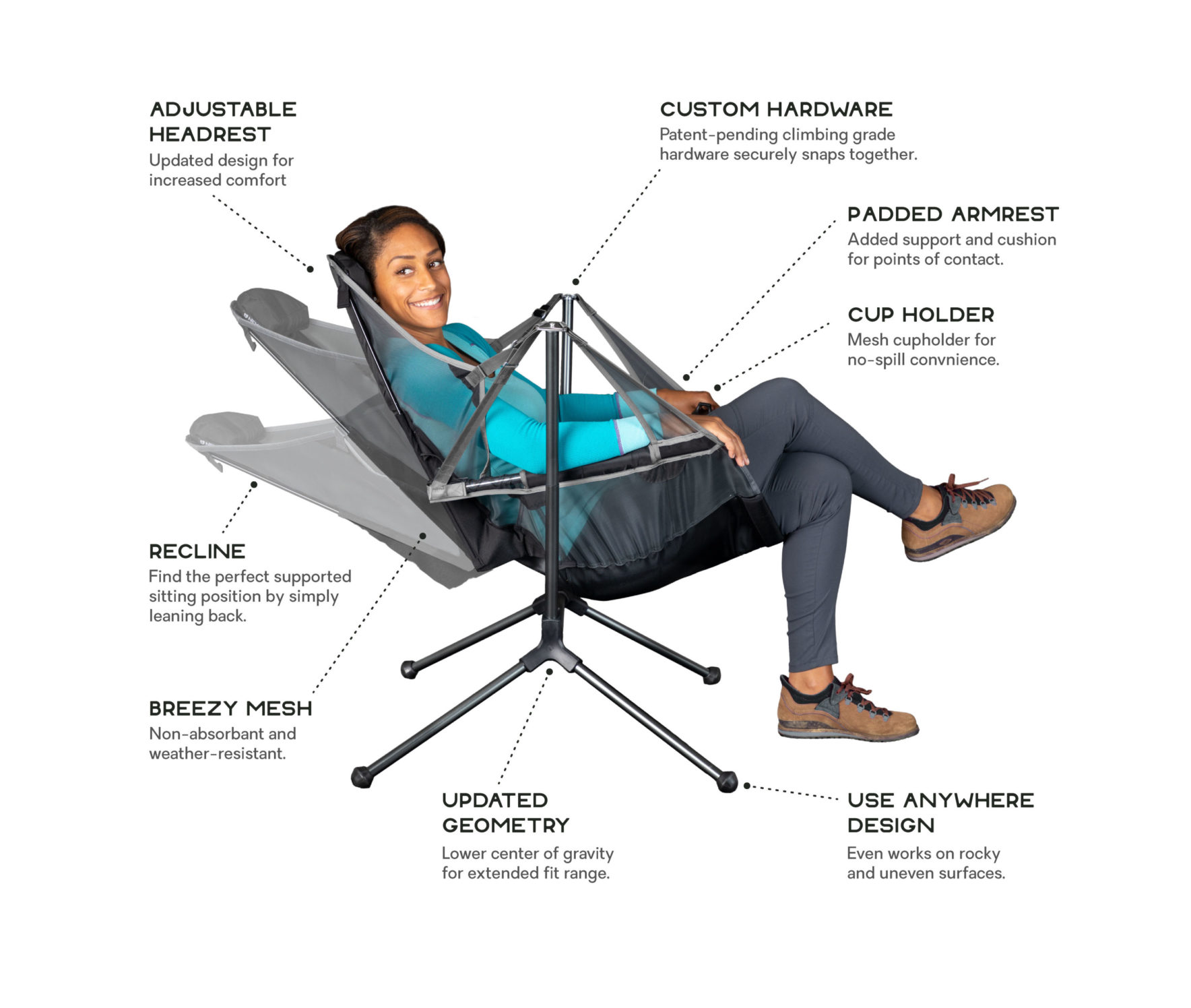Recline And Relax With The Nemo Stargazer Auto Reclining Chair Go Camping Outdoors