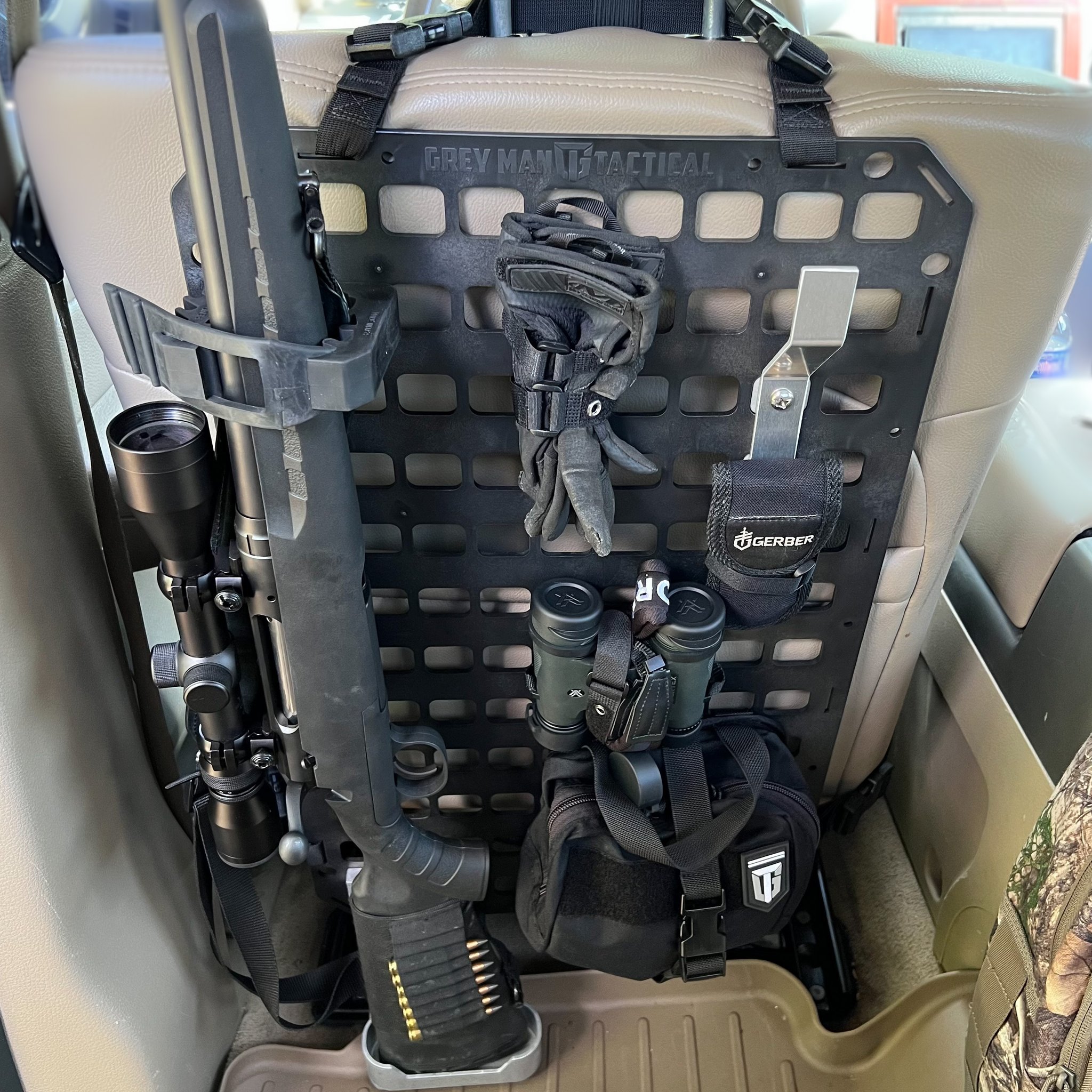 New Vehicle Hunting Gun Rack RMP from Grey Man Tactical